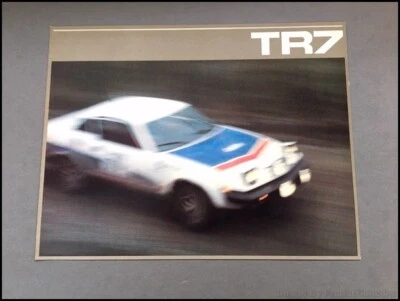 1979 1980 Triumph TR7 race Canada Vintage Car Sales Brochure Folder Foto 1 de 4