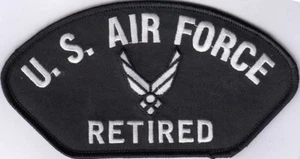 "Parches bordados retirados de la Fuerza Aérea de los Estados Unidos (B) 2,75""x5,25" - Imagen 1 de 1