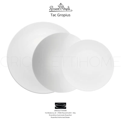 Rosenthal - Tac Gropius - Set Dinner Plates 24 pieces for 8 people - Image 1 of 4