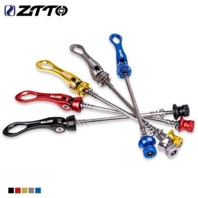 MTB Road Bike Wheel Locking Security Quick Release Skewers Anti Theft Skewer Set - Image 1 of 4