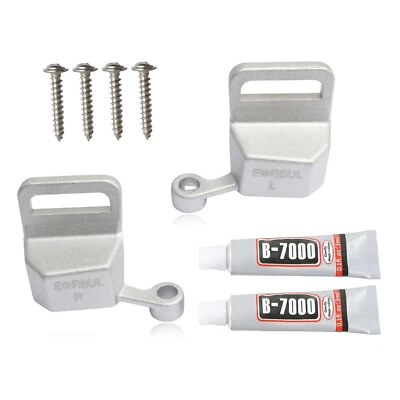 Clip de panel de interruptor de reposabrazos de puerta de coche de aluminio 2x para Chevrolet Tahoe 2003-2006 Foto 1 de 4