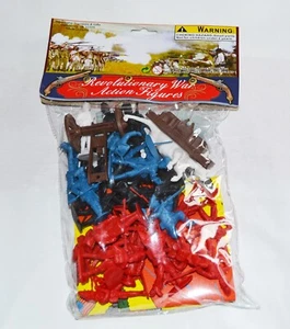 American Revolutionary War AWI Independence Plastic 54mm Model Soldier Set NEW - Picture 1 of 5