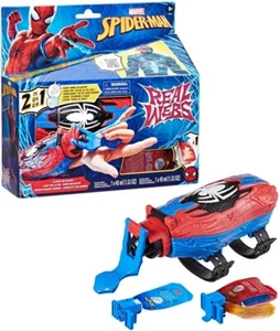Spider-Man Marvel Real Webs Ultimate Web Blaster, 2-in-1 Blaster, Roleplay Toy, - Picture 1 of 6