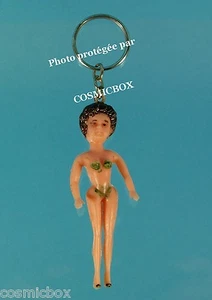 Porte-clés ancien PIN'UP figurine femme 50 years nude woman keychain keyring n°3 - Imagen 1 de 1