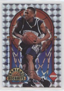 1996 Edge Radical Recruits Holofoil /2500 Allen Iverson #8 Rookie RC HOF