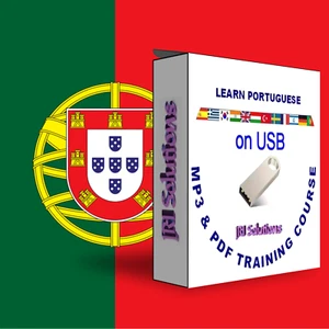 Learn To Speak fluent Portuguese Language USB Course, MP3 &PDF,Portugal language - Picture 1 of 1