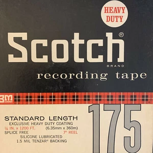 Scotch 175 strapazierfähiges Rollenband, SP, 7 Zoll Rolle, 1200 Fuß *VERKAUF* - Bild 1 von 4