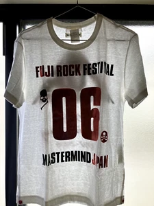 IN STOCK : mastermind Japan Fuji Rock Festival 10th Anniversary T-shirts L size - Picture 1 of 5