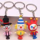 Clown Keychain Anime Key Ring: 8pcs Circus Miniature Figures Backpack Clips-RL