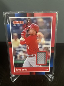 2022 Donruss JOEY VOTTO Retro 1988 Materials Relic RED Parallel #/99 R88M-JV