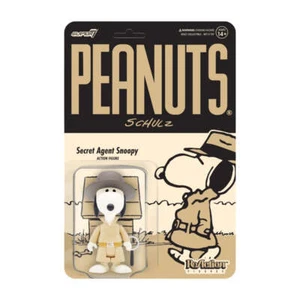 Action figure ReAction da 3,75 pollici dell'agente segreto dei Peanuts Snoopy - Foto 1 di 1