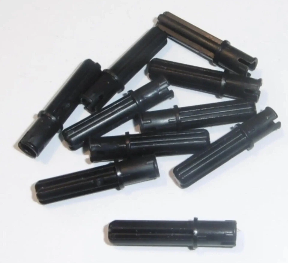 LEGO 10x Technik Stift mit Achse 2 lang (18651)-Schwarz - Bild 1 von 1