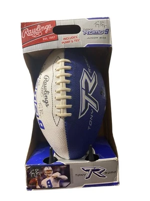 Tony Romo Dallas Cowboys Rawlings Junior Size Football New In Box - Image 1 of 2