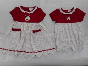 Infant/Toddler/Girls Ishtex Striped Hog Bubble OR Dress Sizes 12 Mth. - 6 - Picture 1 of 9