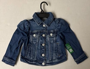 Baby GAP Girls size 2 years Denim Jacket NWT  Blue Jean Jacket $60 - Picture 1 of 8