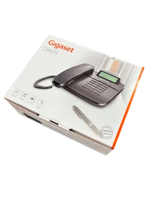 NEU - Gigaset DA611 Schnurgebundenes Telefon schwarz - S30350-S212-B121 - Bild 1 von 4