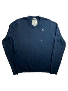 Abercrombie & Fitch Sweater Mens XL Cashmere Blend Pullover Muscle Fit Classic - Picture 1 of 9