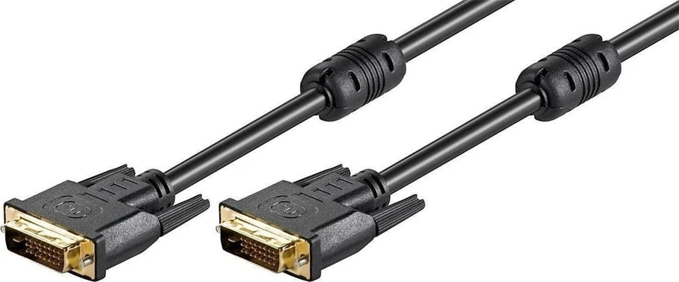 Goobay 93951 – DVI-D Dual Link (24+1) • 15 m • vergoldete Stecker • Ferritkerne - Bild 1 von 2