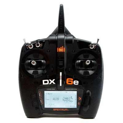 DX6e 6-Channel DSMX 2.4GHz RC Radio Transmitter Only (No Receiver) with 250 M... - Image 1 of 4