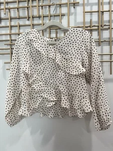 NWT Zara Girls Blouse Size 8 - Picture 1 of 3