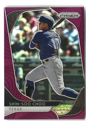 Panini Prizm #6 Shin-Soo Choo Purple Prizm 2020 Foto 1 de 2