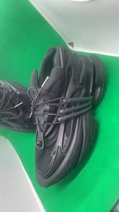 Balmain Leather Unicorn low-top sneakers Sz 4e Make You Taller - Picture 1 of 12