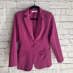 Blazer da lavoro donna Cicy Bell fucsia carriera chic casual taglia small - Foto 1 di 8