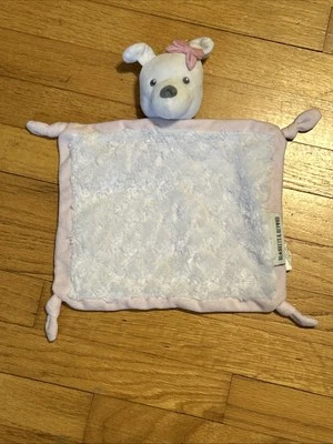 Mantas & Beyond Blanco Cachorro Perro Rosa Anudado Manta Seguridad/Encanto Foto 1 de 3