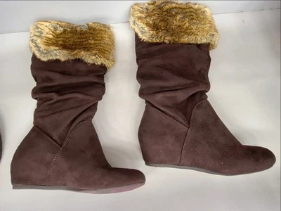 Зимние ботинки WMNS Report коричневые Enfield на танкетке размер 6,5 - Изображение 1 из 4