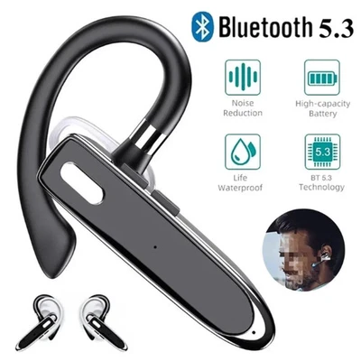 Trucker Auriculares Inalámbricos Bluetooth 5.3 Auricular Doble Micrófono Auricular Cancelación de Ruido Foto 1 de 4