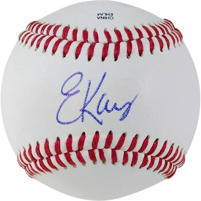 Eric Karros Signed Rawlings Baseball LA Dodgers Chicago Cubs Proof COA Autograph - Image 1 of 4