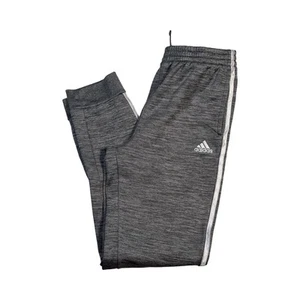 Adidas Youth Skinny Fleece Lined Joggers Athletic Pants Size XL 18/20 Gray - Picture 1 of 10