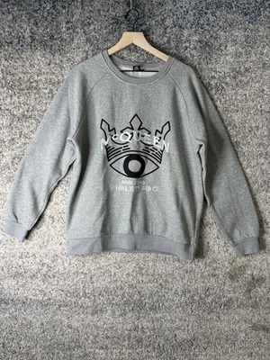 Sudadera McQueen and the Violet Niebla Para Hombre Grande Gris Cuello Redondo Bordada Nueva Sin Etiquetas Foto 1 de 4