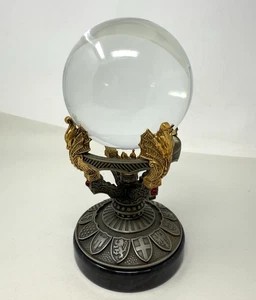 Franklin Mint Merlin's Kristallkugel mit Sockel International Arthurian Society - Bild 1 von 21