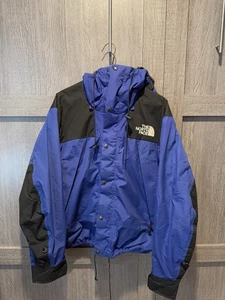 Vintage The North Face Jacket Mens S Blue Black Mountain Guide Gore-Tex 90’s - Picture 1 of 8