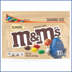 Caramelo de chocolate con almendras M&M'S tamaño compartido 8,60 oz - Imagen 1 de 12