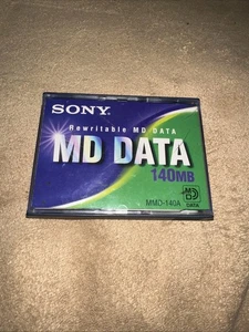 SONY MINIDISC MD DATA MMD-140A 140MB + CASE - Rewritable - MMD-140A - Picture 1 of 6