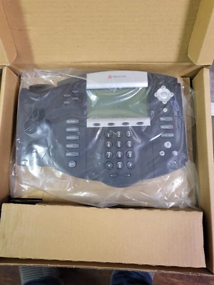 Polycom Soundpoint IP 550 SIP 4 Line Business Telephone 2200 12550 001 Open Box - Image 1 of 2
