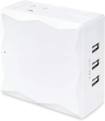 CyberPower P2WU Professional Surge Protector, 500J/125V, 2 Outlets, 3 USB Charge - Image 1 of 4