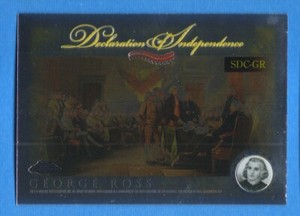 2006 Topps Chrome Declaration of Independence #GR George Ross