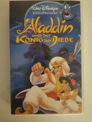 VHS Aladdin und der König der Diebe Walt Disney NEU OVP sealed Hologramm - RAR - Bild 1 von 3