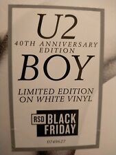 U2 - Boy -40th Anniversary edition White Vinyl LP-Record Store Day Black Friday