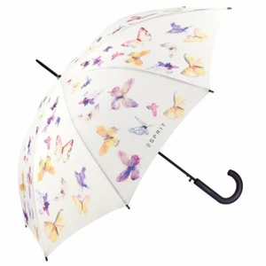 Esprit Stockschirm Regenschirm Damen Automatik Schmetterlinge Butterfly Dance - Bild 1 von 2