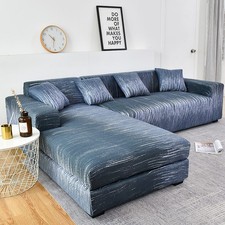 L-shape Order 2 Sofa Cover Elastic Slipcovers Sectional Sofa Cover Living Room