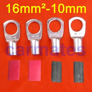 4 terminales de lengüeta de plomo cable de batería 16-10 electrodoméstico de campamento de cobre de alta resistencia - Imagen 1 de 3