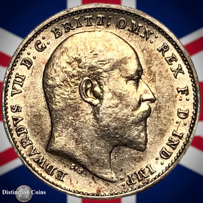 Great Britain 1909 Three Pence GB2132 - Image 1 of 2