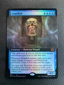 Magic: Adventures in the Forgotten Realms Demilich (Extended Art) FOIL MINT RARE - Picture 1 of 1