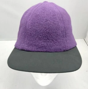 Vintage Lands' End Mütze Cap Gr. L/XL Flex Stretch Fitted Fleece Made USA Lila - Bild 1 von 13