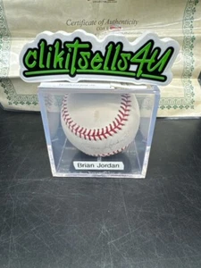 BRIAN JORDAN AUTO BASEBALL WITH COA GE1024MN (DRP020330) - Picture 1 of 6