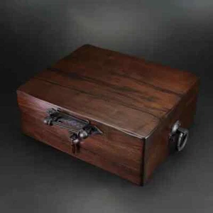 BRIZARD & CO HACIENDA AIRFLOW SOLID WOOD CIGAR HUMIDOR EXOTIC WOOD 70 CT - Picture 1 of 9